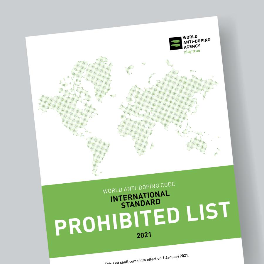 WADA 2021 List of Prohibited Substances and Methods now in force